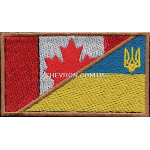 Прапорець Канада-Україна