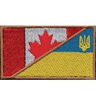 Прапорець Канада-Україна