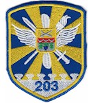 Шеврон 203 навчальна авіаційна бригада