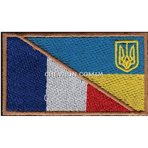 Прапорець Франція-Україна
