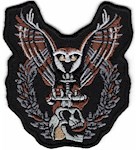 Шеврон Сова з черепом