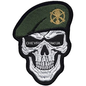 Шеврон Череп у береті (Механізовані війська)