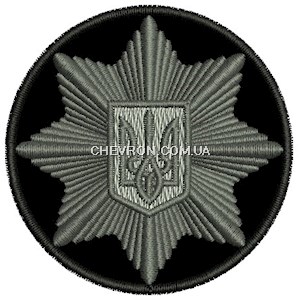 Кокарда Поліції (коло) 6 см