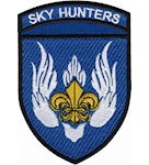 Шеврон 155 ОМБр Повітряна розвідка Sky Hunters