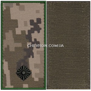 Погон ДПС молодший лейтенант (з кантом, на липучці)