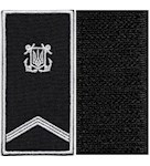 Погон морської охорони з емблемою старший матрос (нитка біла, на липучці)