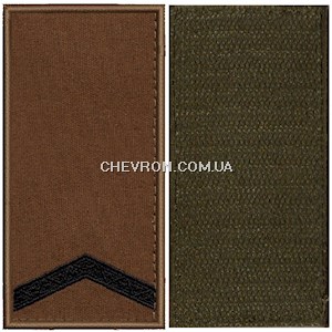 Погон НГУ старший солдат (на липучці)