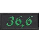 Нашивка "36,6"
