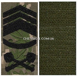 Погон сувенірний старший майстер-сержант (на липучці)