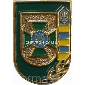 Кокарда пограничников на берет (пластик)