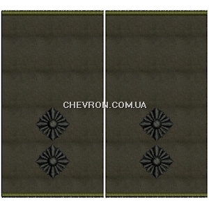 Погони ЗСУ лейтенант (нитка чорна, муфта)