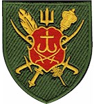Шеврон Вінницький ОТЦК и СП (перо, шабли, булава)