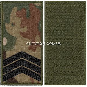 Погон ДПС сержант (з кантом, на липучці)