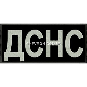 Нашивка на спину ДСНС