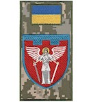 Шеврон-заглушка на липучці 114 окрема бригада ТрО (Київська область) (кольоровий)