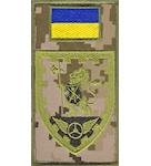 Шеврон-заглушка на липучці 1004 окремий батальйон охорони та обслуговування