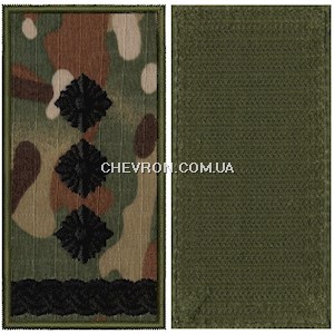 Погон ДПС полковник (з кантом, на липучці)