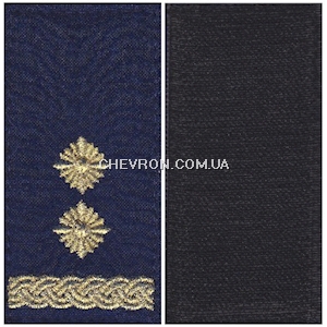 Погон НГУ підполковник (на липучці)