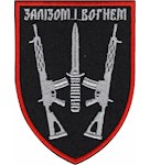 Шеврон 67 ОМБр Залізом та вогнем