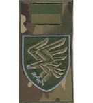 Шеврон-заглушка на липучці 95 ОДШБр (польовий прапорець)