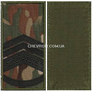 Погон НГУ старший майстер-сержант (на липучці)