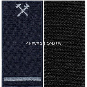 Погон УЗ-0Р (нитка сіра, на липучці)
