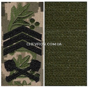 Погон сувенірний сержант (на липучці)