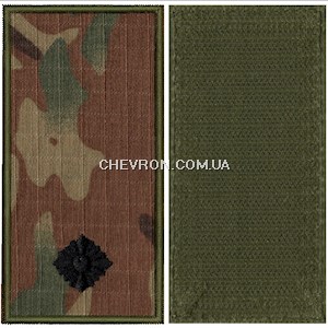 Погон ДПС молодший лейтенант (з кантом, на липучці)