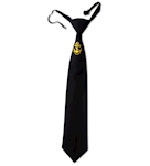 Краватка морська з вишивкою (жовта нитка)